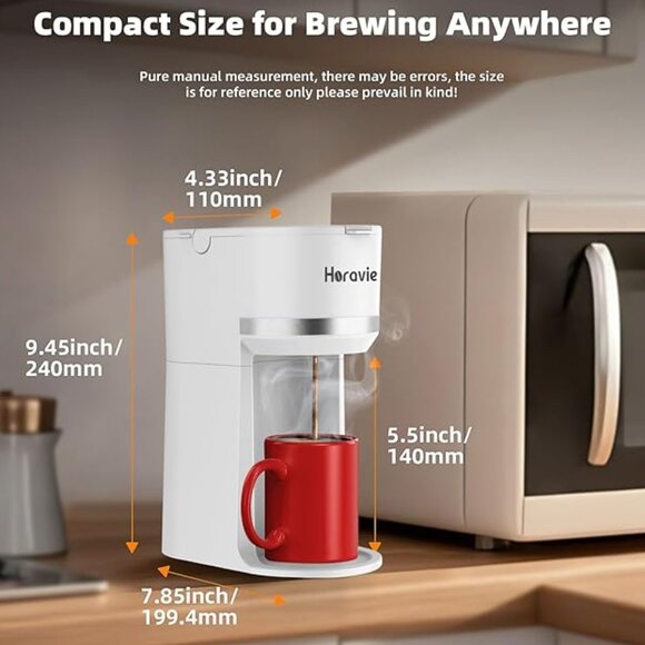 🆕Single Serve Coffee Maker–K-Pod & Ground Coffee Compatible – 6–12oz Brew Sizes - Picture 3 of 5